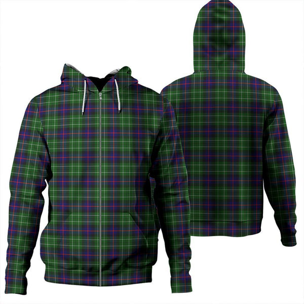 Leslie Hunting Ancient Tartan Classic Zipper Hoodie