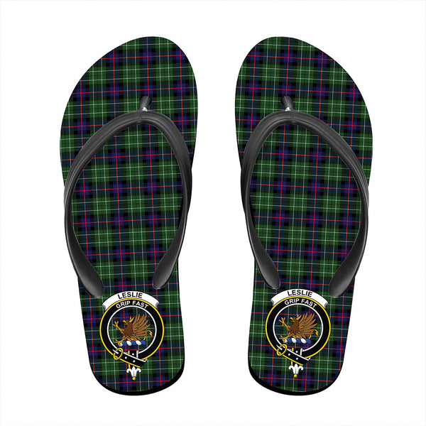 Leslie Hunting Ancient Classic Crest Flip Flop