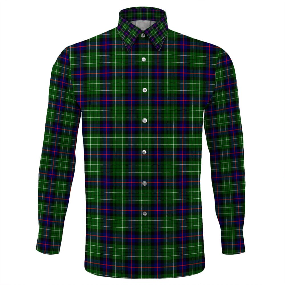 Leslie Hunting Ancient Tartan Classic Long Sleeve Button Shirt