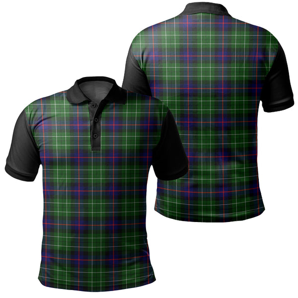 Leslie Hunting Ancient Tartan Classic Polo Shirt Black Neck 1 Style