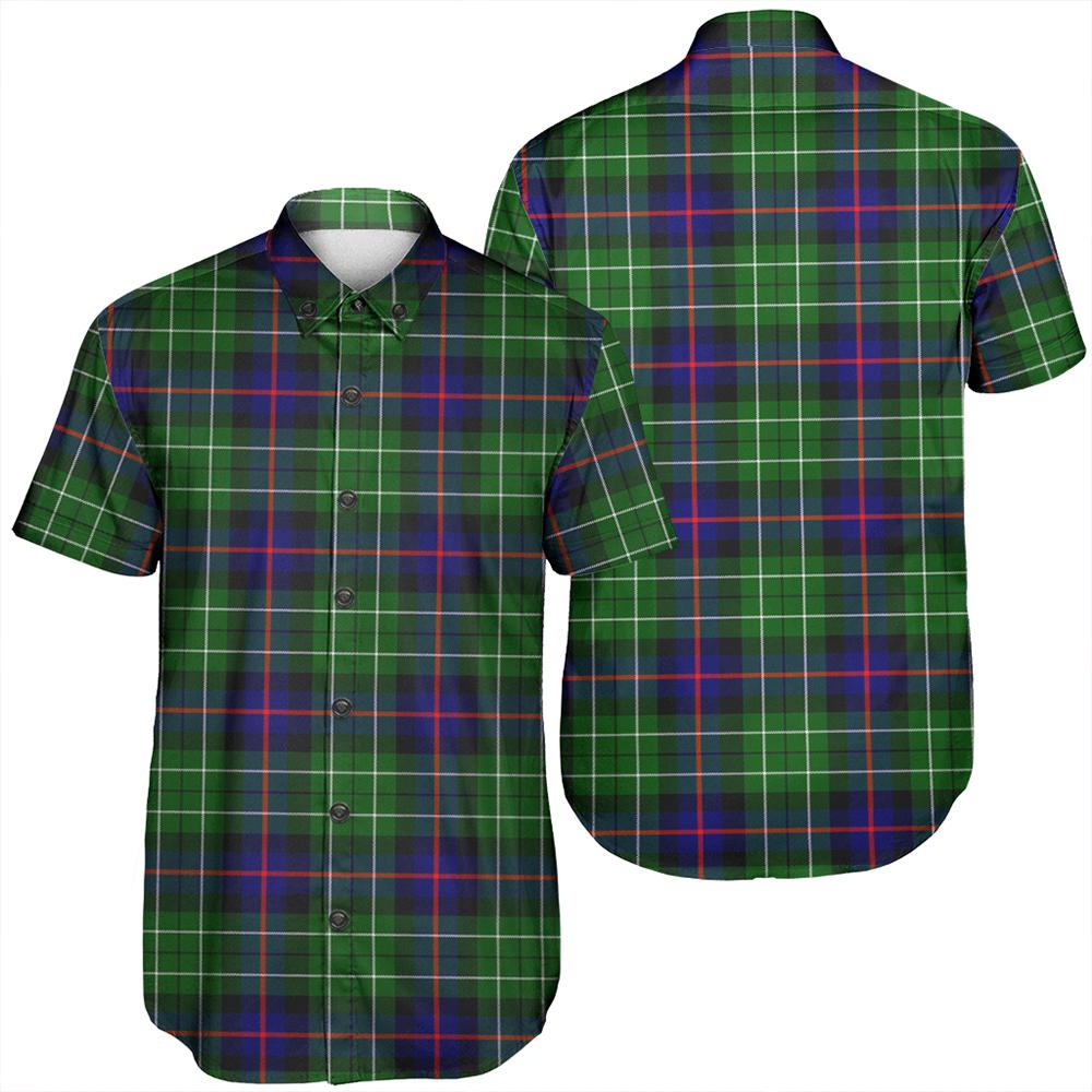 Leslie Hunting Ancient Tartan Classic Short Sleeve Shirt