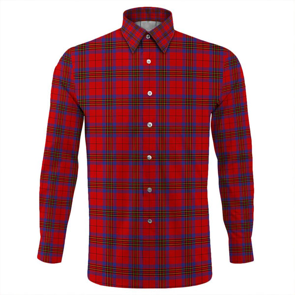 Leslie Modern Tartan Classic Long Sleeve Button Shirt