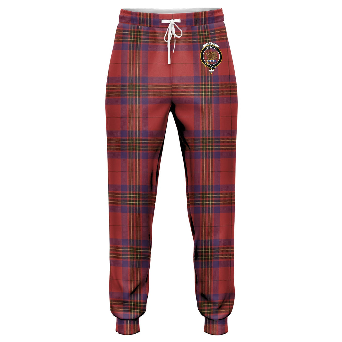 Leslie Weathered Clan Badge Tartan Jogger Pants