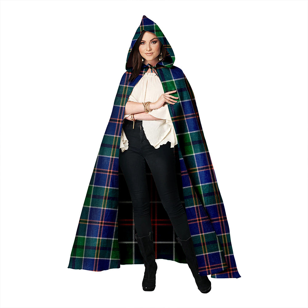 Leslie of the Hebrides Modern Clan Badge Tartan Hooded Cloak