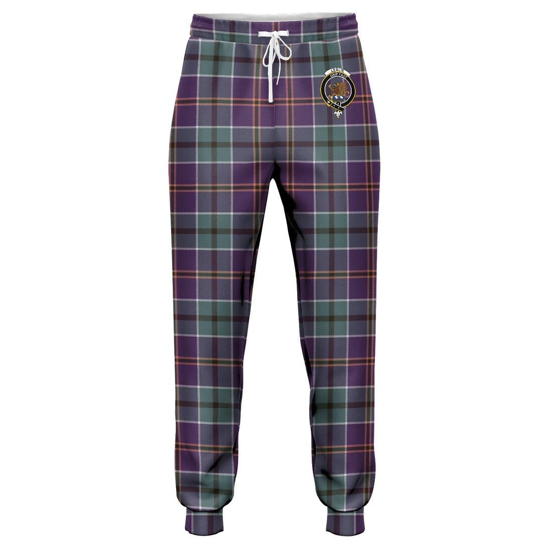 Leslie of the Hebrides Weathered Clan Badge Tartan Jogger Pants