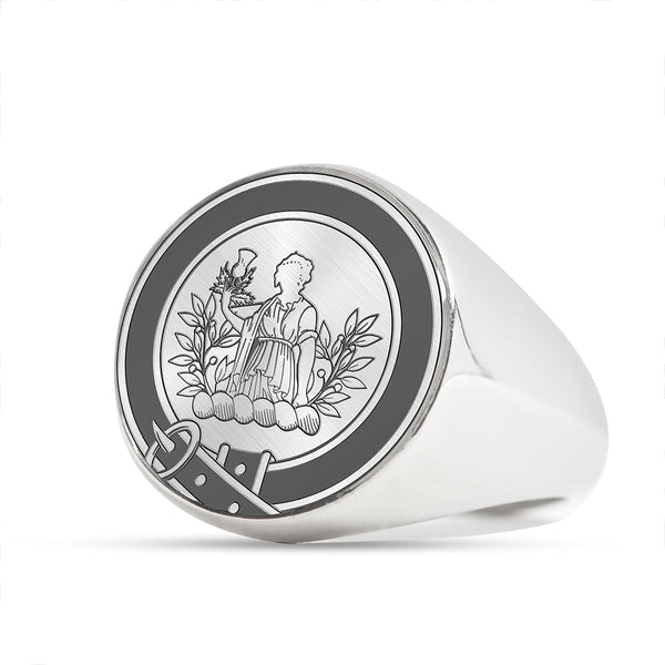 Liall Clan Badge Engraved Signet Ring