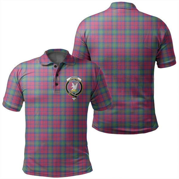 Lindsay Ancient Tartan Classic Crest Polo Shirt