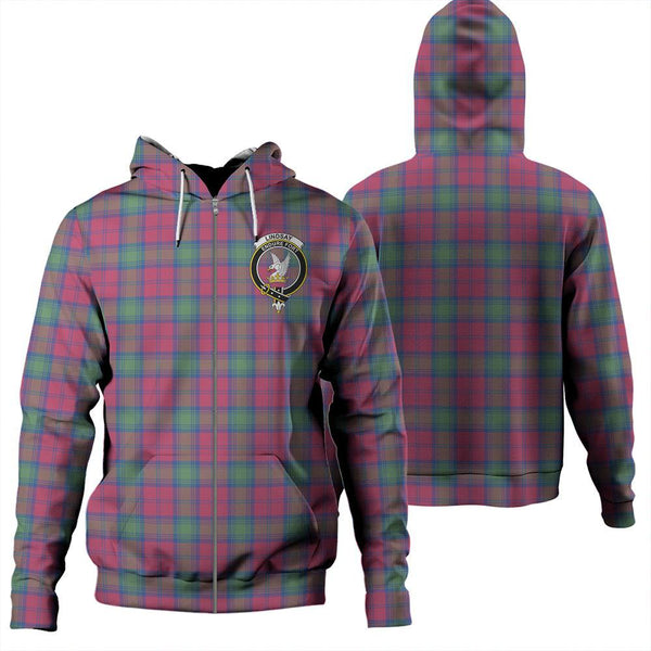 Lindsay Ancient Tartan Classic Crest Zipper Hoodie