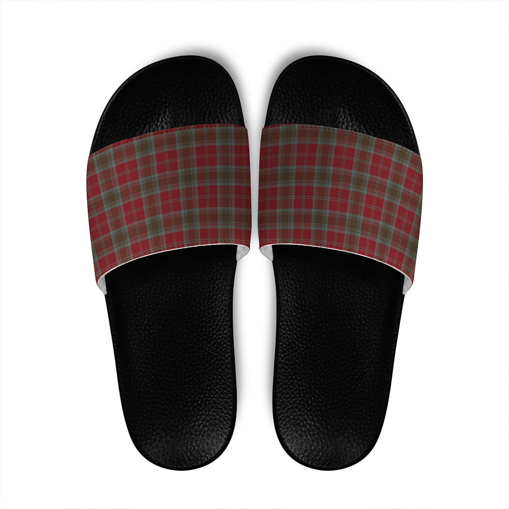 Lindsay Weathered Tartan Classic Slide Sandals