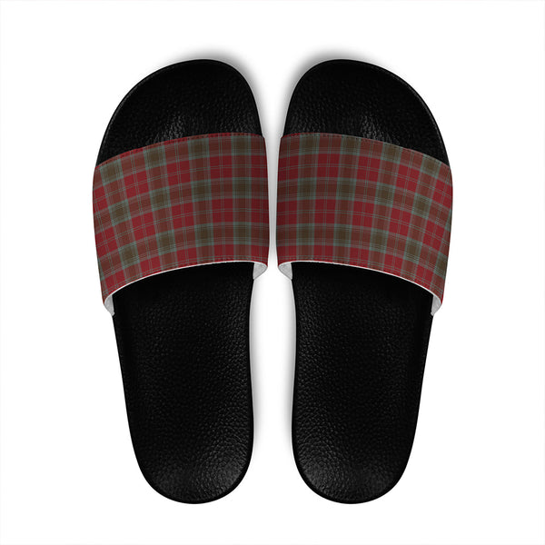 Lindsay Weathered Tartan Classic Slide Sandals