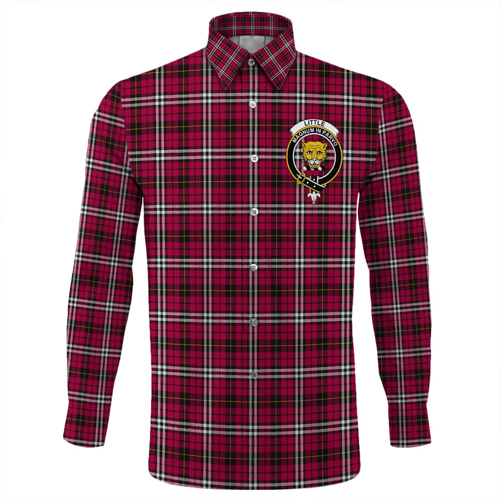 Little Tartan Classic Crest Long Sleeve Button Shirt