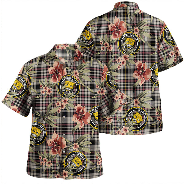 Little Arisaid Ancient Clan Badge Tartan Aloha Hawaiian Shirt Tropical Old Style