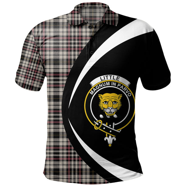 Little Arisaid Ancient Clan Badge Tartan Polo Shirt Circle Style Personalized