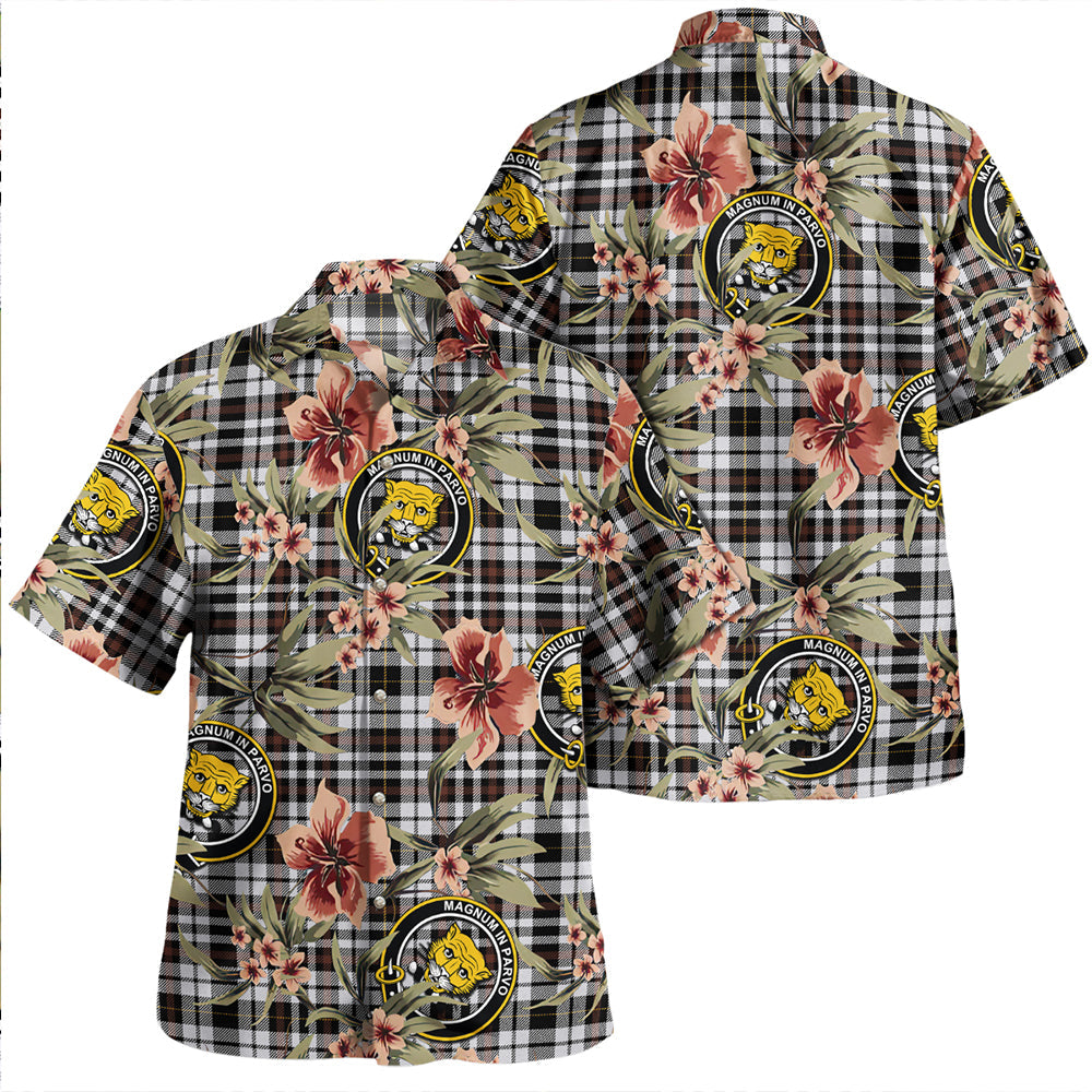 Little Arisaid Modern Clan Badge Tartan Aloha Hawaiian Shirt Tropical Old Style