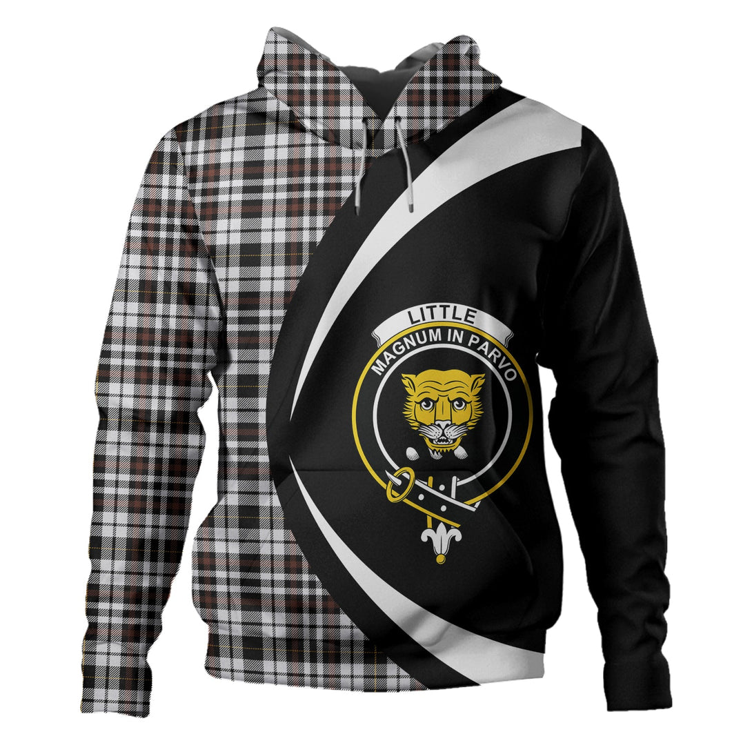 Little Arisaid Modern Clan Badge Tartan Hoodie Circle Style