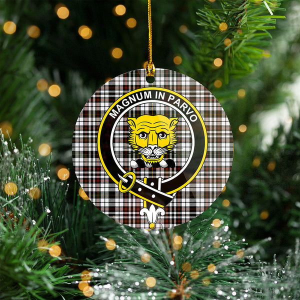 Little Arisaid Modern Clan Badge Tartan Plastic Christmas Ornaments