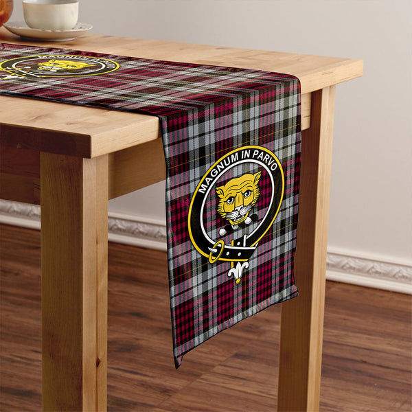 Little Dress Modern Clan Badge Tartan Table Runner