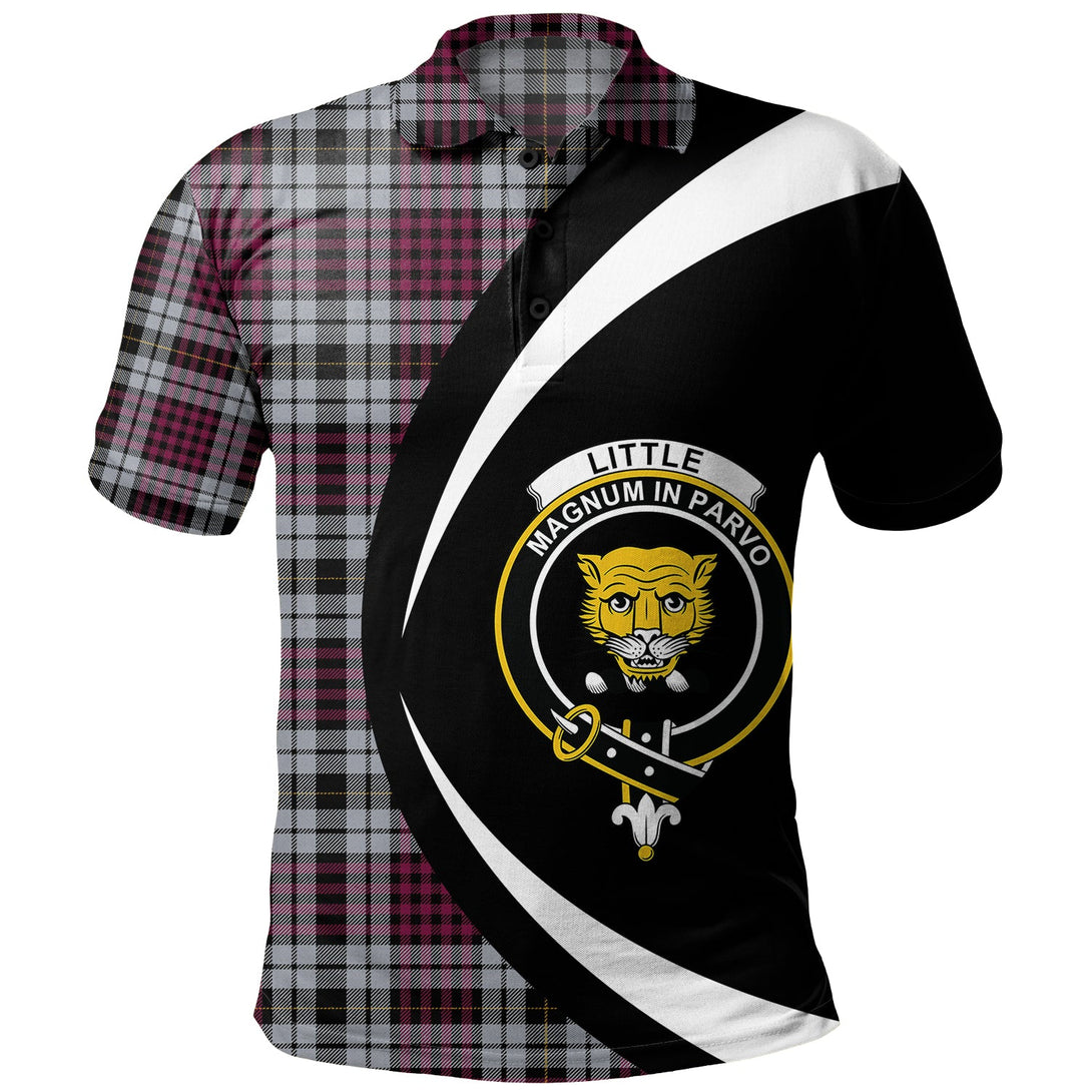 Little Dress Modern Clan Badge Tartan Polo Shirt Circle Style Personalized