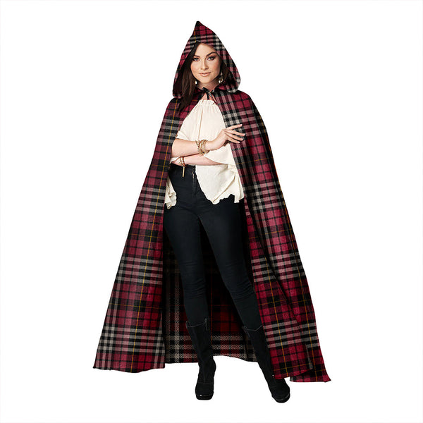 Little of Morton Rigg Ancient Clan Badge Tartan Hooded Cloak