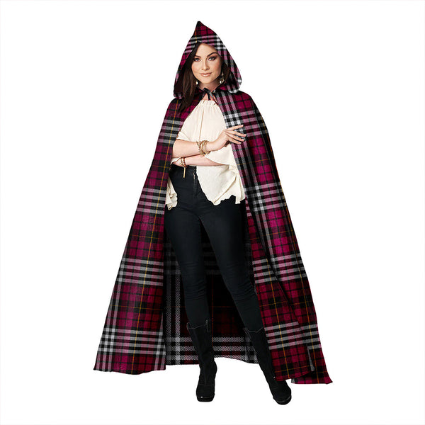 Little of Morton Rigg Modern Clan Badge Tartan Hooded Cloak