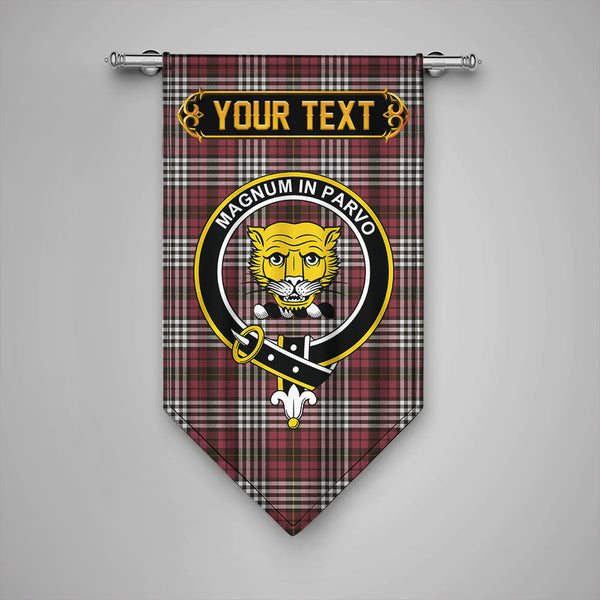 Little of Morton Rigg Weathered Clan Badge Tartan Gonfalon Personalize