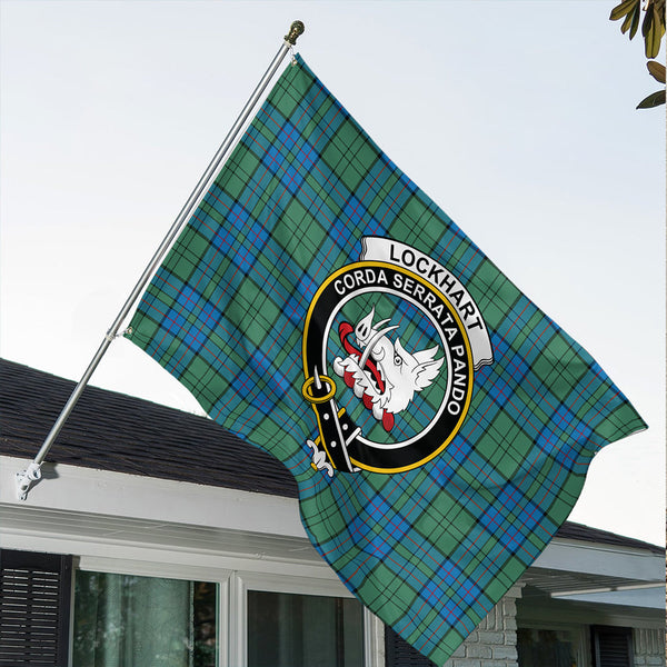 Lockhart Modern Classic Crest House Flag