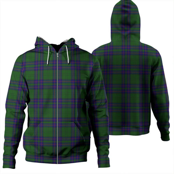 Lockhart Modern Tartan Classic Zipper Hoodie