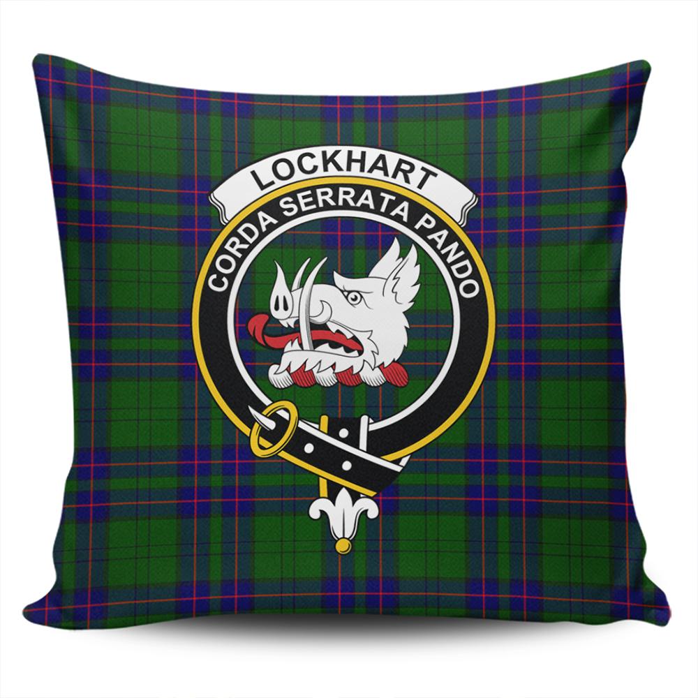 Lockhart Tartan Classic Crest Pillow Cover