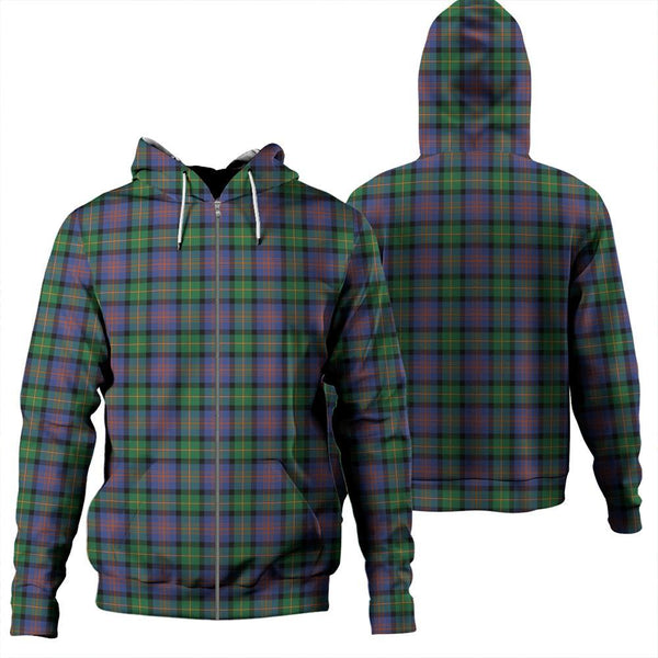 Logan Ancient Tartan Classic Zipper Hoodie