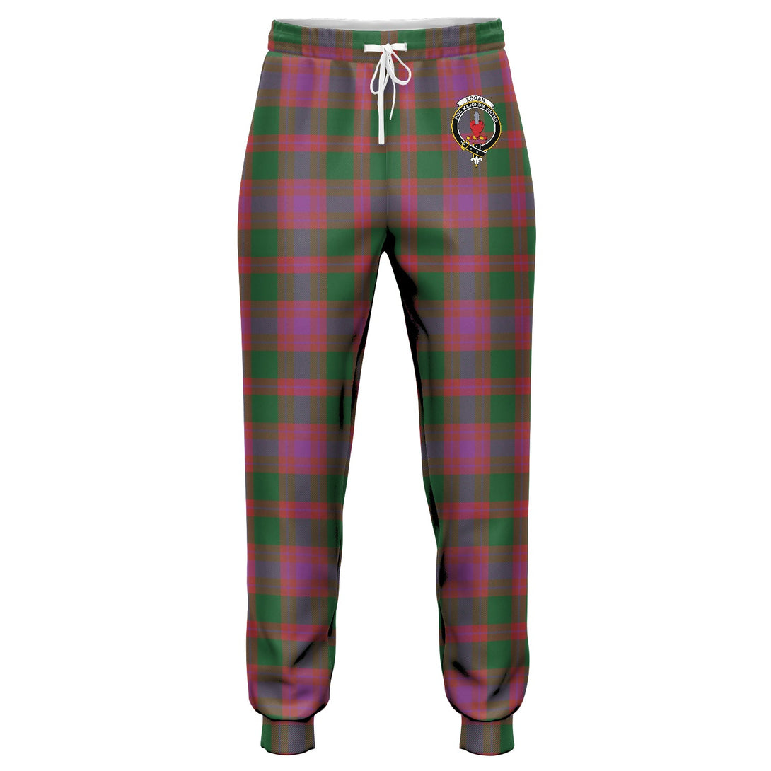 Logan Light Ancient Clan Badge Tartan Jogger Pants