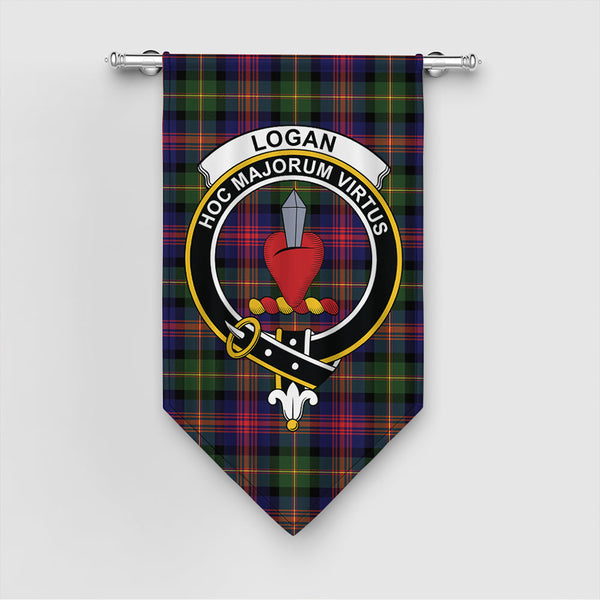 Logan Modern Tartan Classic Crest Gonfalon