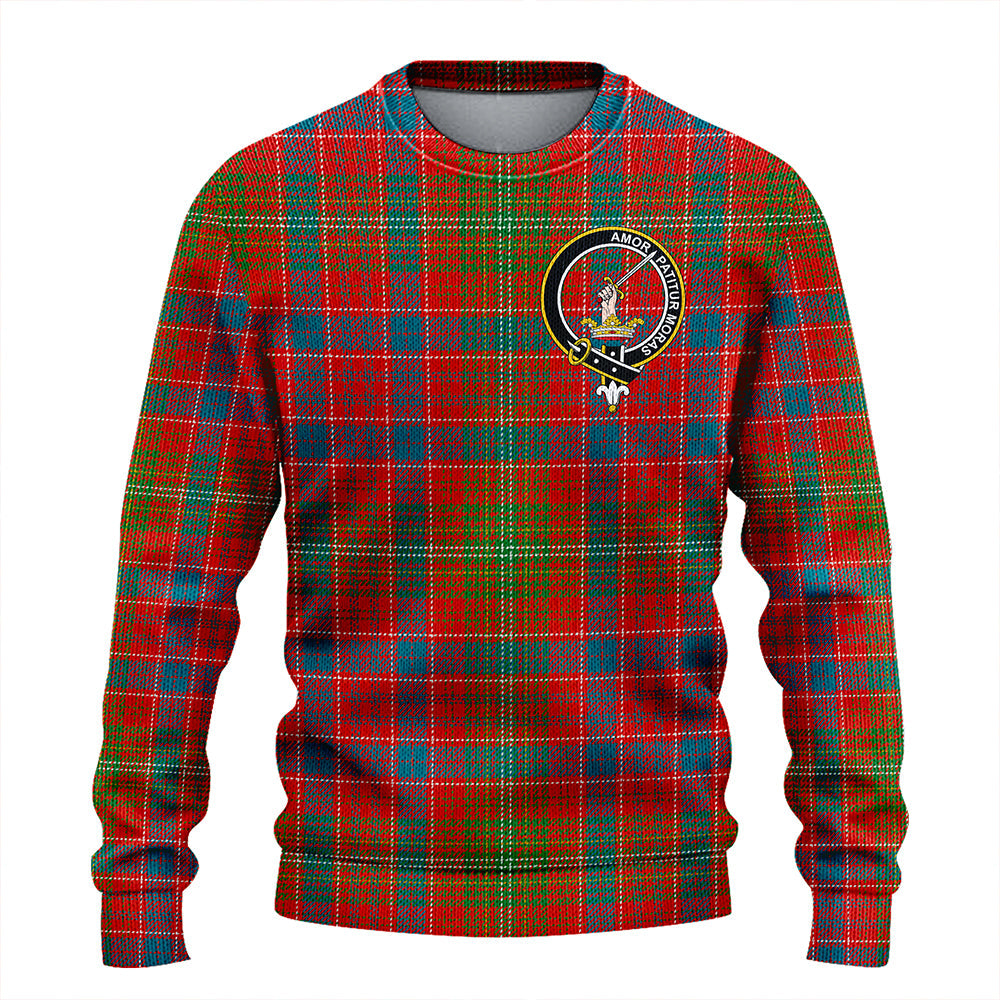 Lumsden Ancient Clan Badge Tartan Knitted Sweater