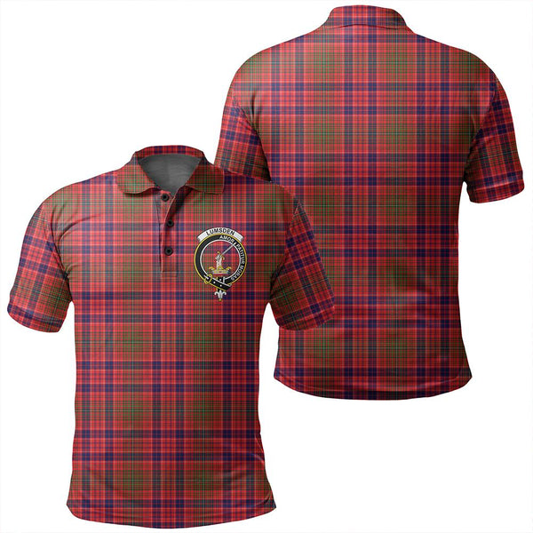 Lumsden Modern Tartan Classic Crest Polo Shirt