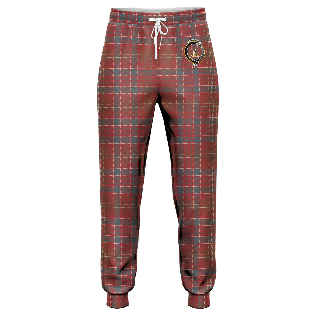 Lumsden Weathered Clan Badge Tartan Jogger Pants