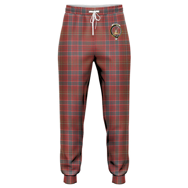 Lumsden Weathered Clan Badge Tartan Jogger Pants