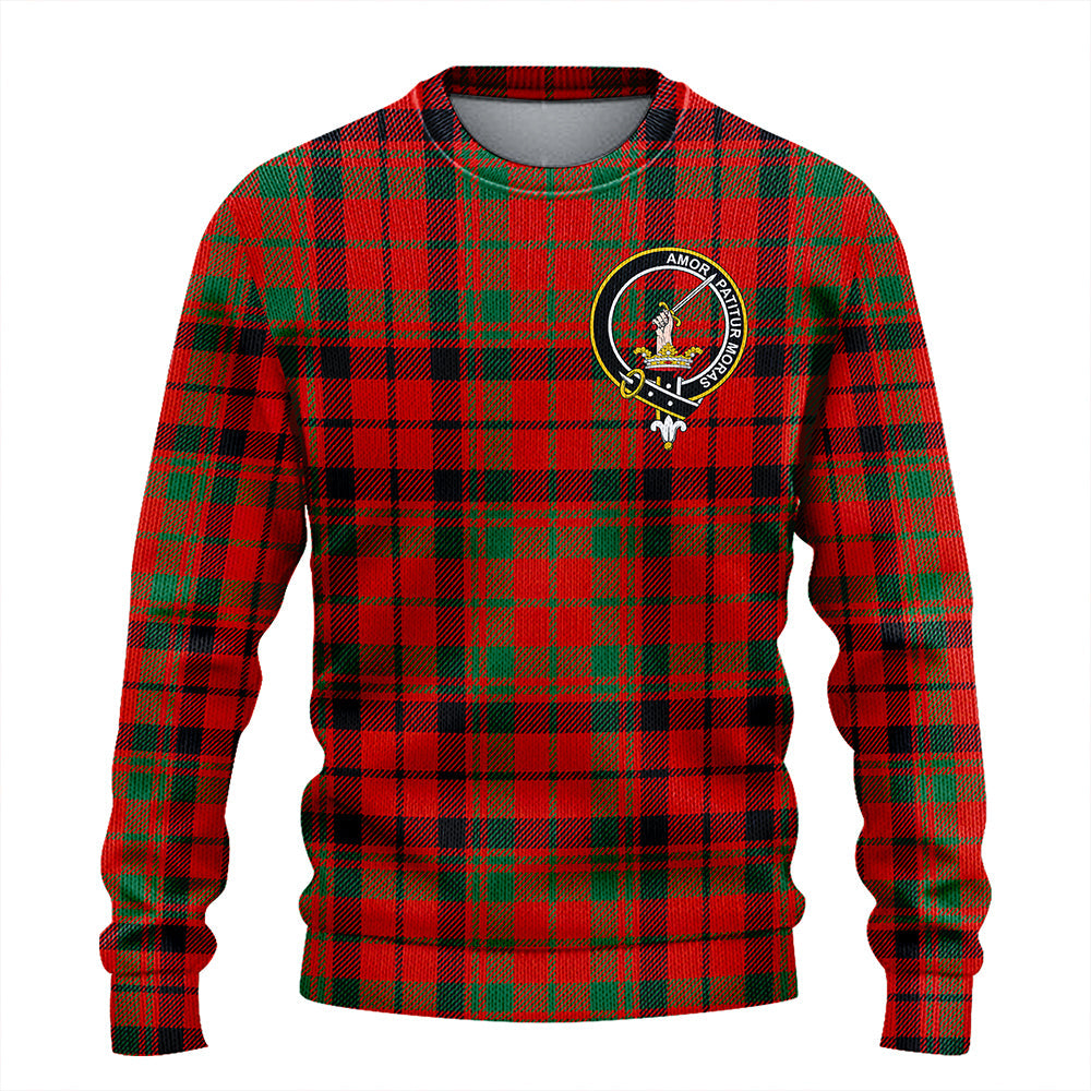 Lumsden of Kintore Ancient Clan Badge Tartan Knitted Sweater