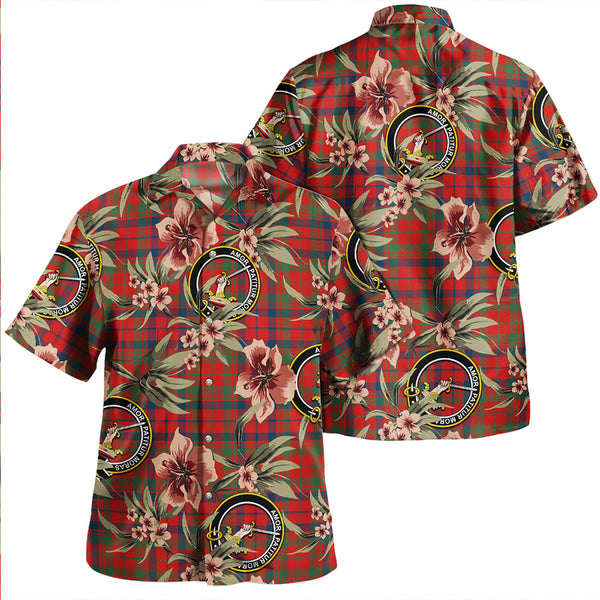 Lumsden of Kintore Modern Clan Badge Tartan Aloha Hawaiian Shirt Tropical Old Style