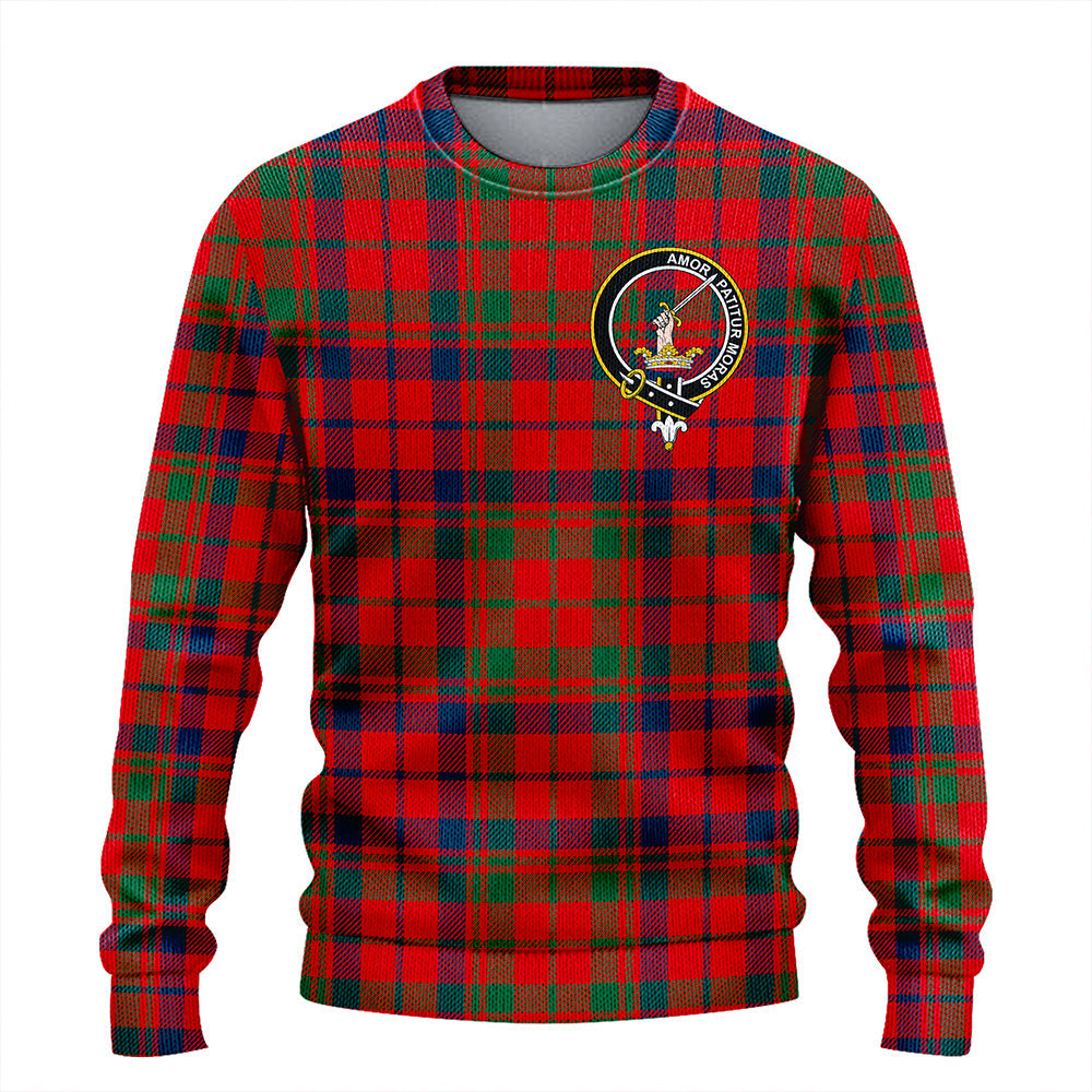 Lumsden of Kintore Modern Clan Badge Tartan Knitted Sweater