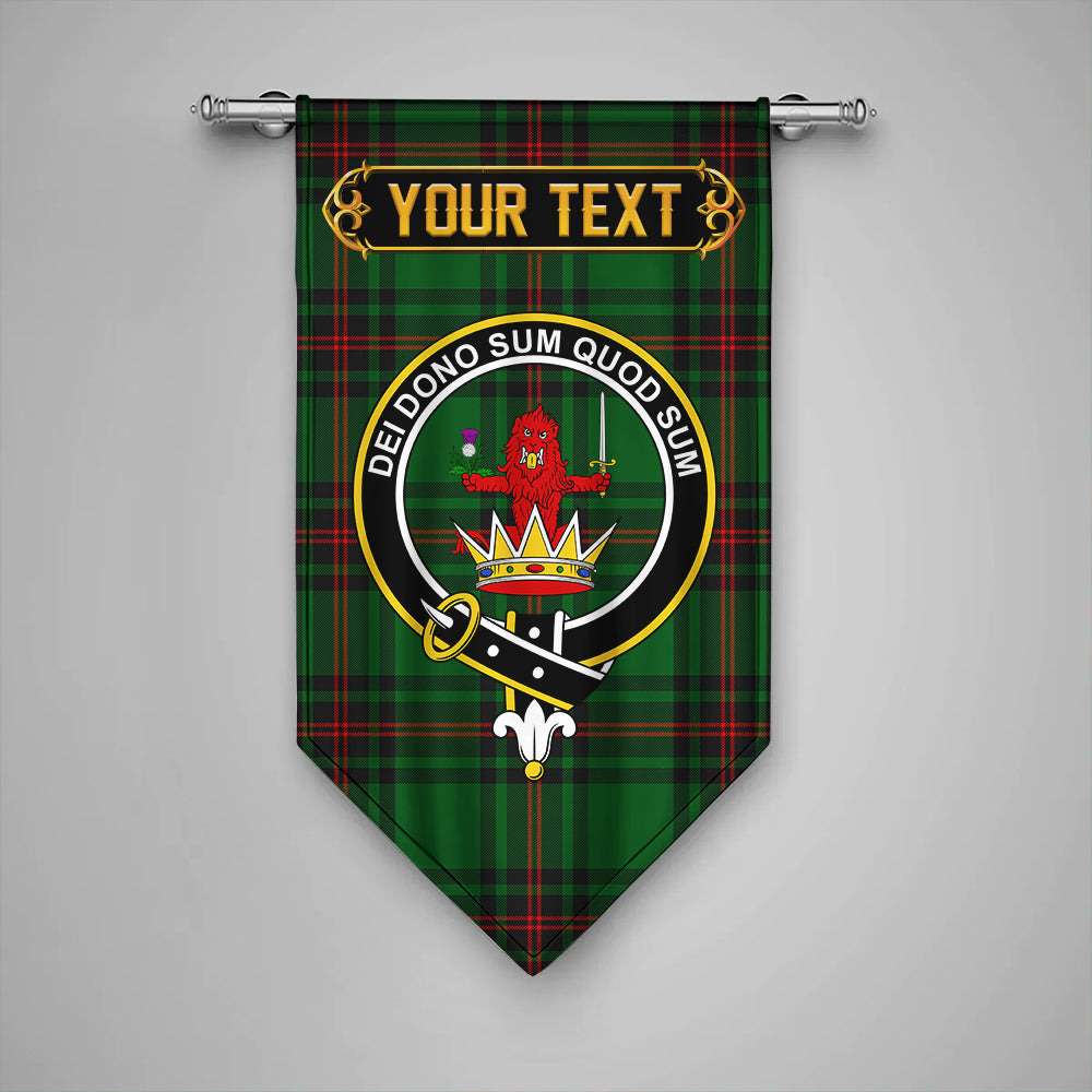 Lundin Clan Badge Tartan Gonfalon Personalize