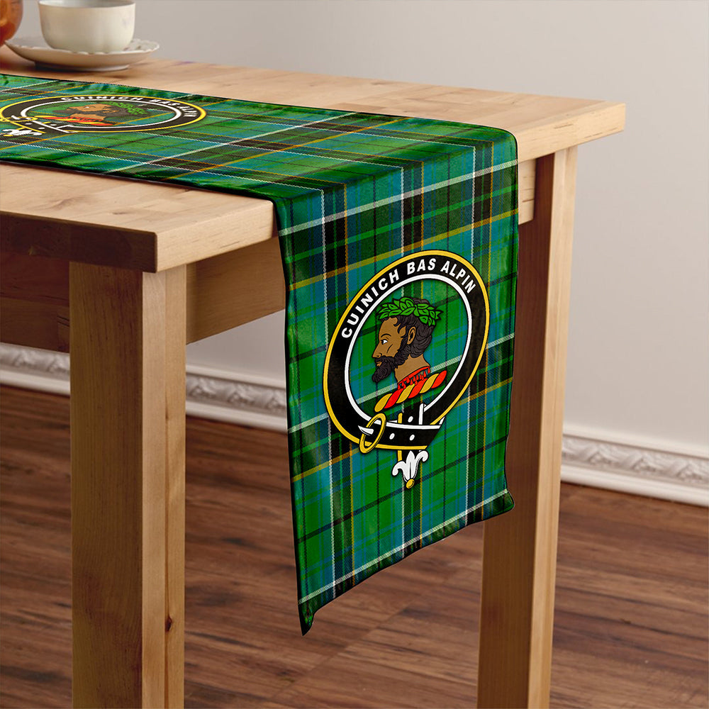 MacAlpine Ancient Clan Badge Tartan Table Runner