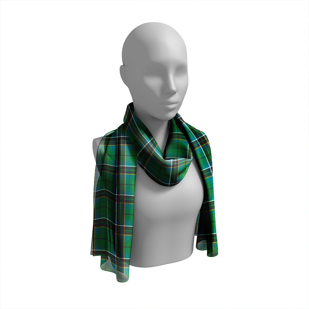 MacAlpine Ancient Tartan Classic Silk Habotai Long Scarf