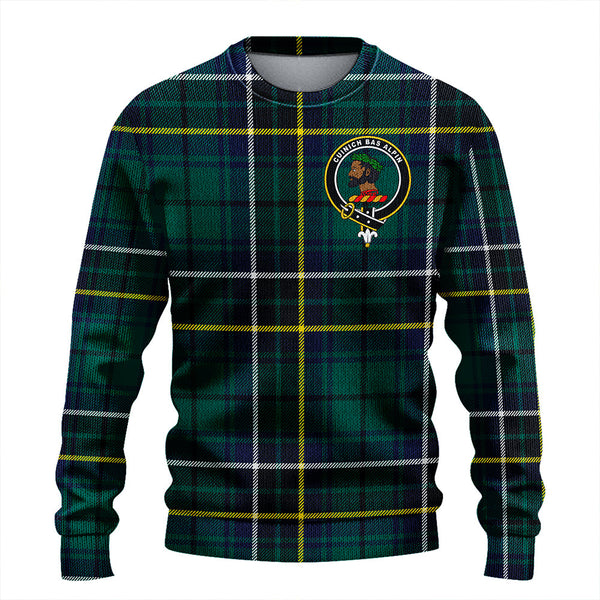 MacAlpine Modern Clan Badge Tartan Knitted Sweater