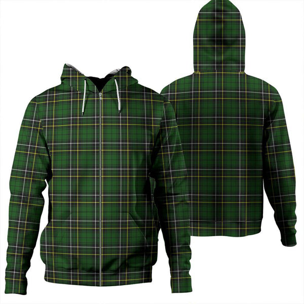 MacAlpine Modern Tartan Classic Zipper Hoodie