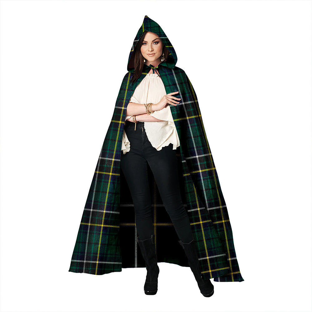 MacAlpine Modern Clan Badge Tartan Hooded Cloak