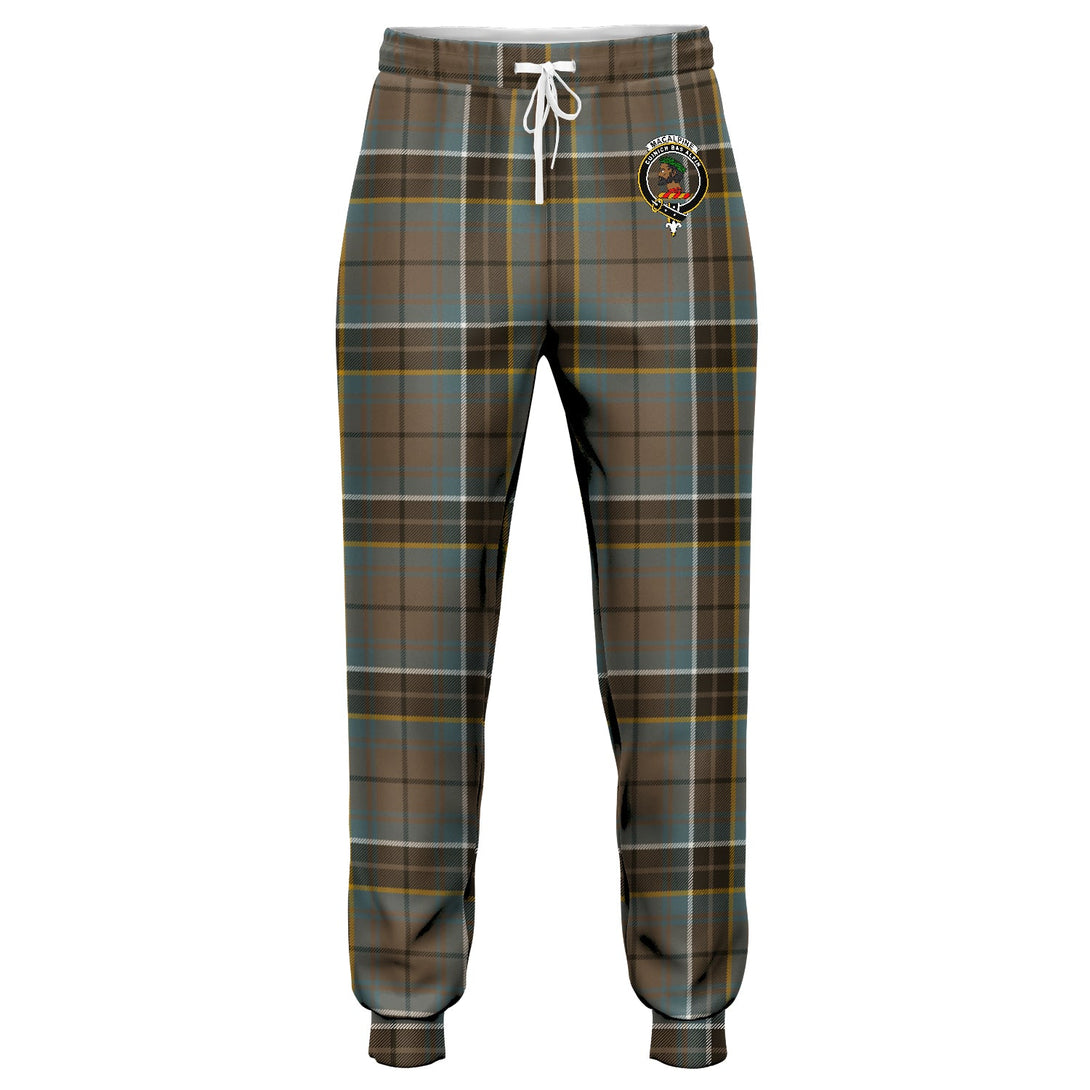 MacAlpine Weathered Clan Badge Tartan Jogger Pants