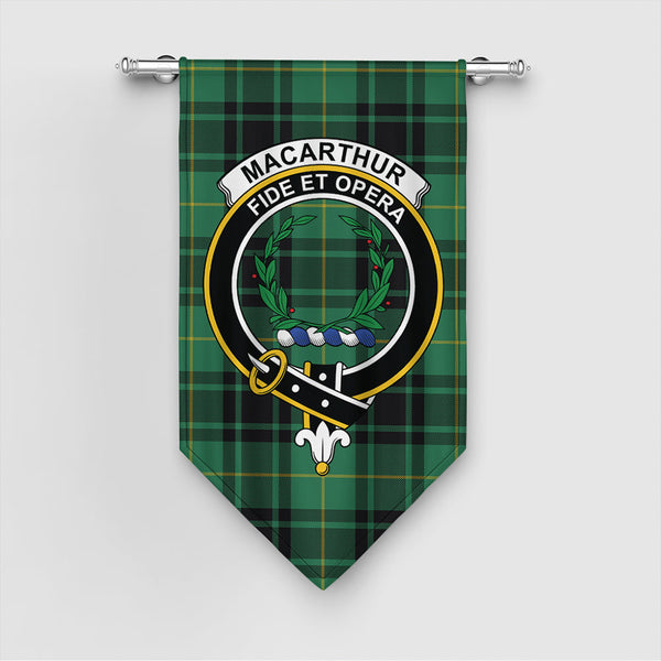 MacArthur Ancient Tartan Classic Crest Gonfalon