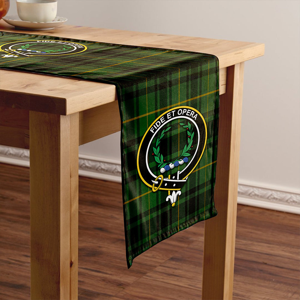 MacArthur Modern Clan Badge Tartan Table Runner