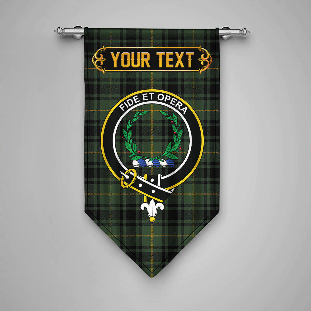 MacArthur Modern Clan Badge Tartan Gonfalon Personalize