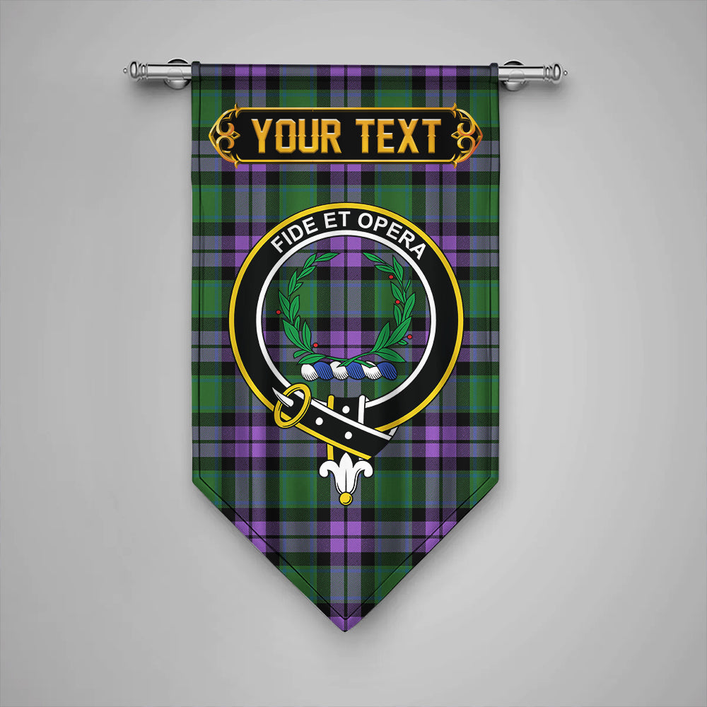 MacArthur of Milton Ancient Clan Badge Tartan Gonfalon Personalize