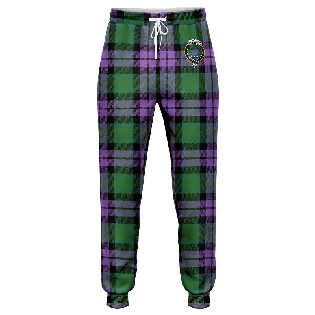 MacArthur of Milton Ancient Clan Badge Tartan Jogger Pants